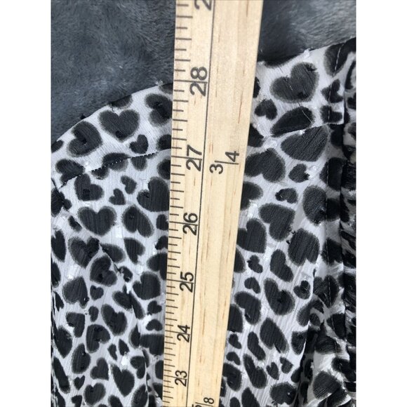 Carolina Belle Montreal Blouse Women’s Large Top Black And White Lined Shirt - Picture 13 of 14